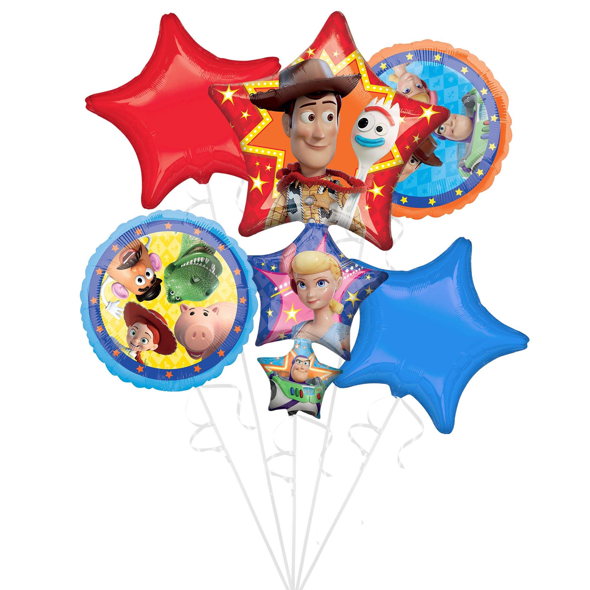 Toy Story 4 Foil Balloon Bouquet with Balloon Weight